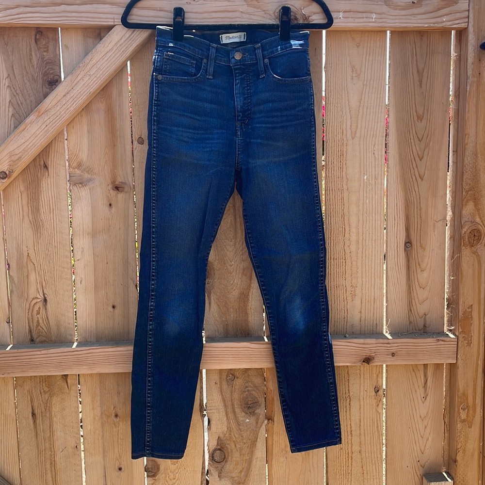 Madewell 10 inch high rise skinny jeans